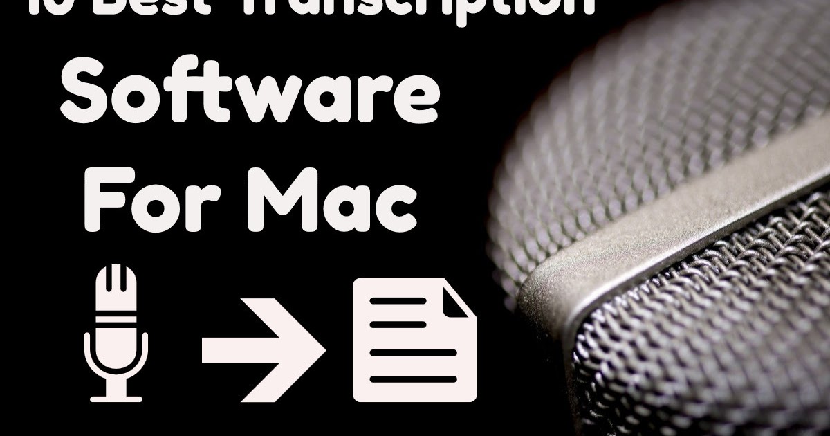 Best free transcription software for mac
